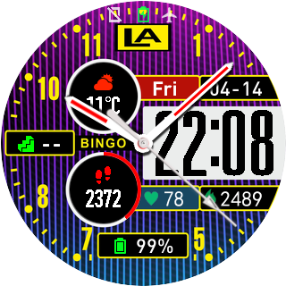 Bingo LA Watch Face
