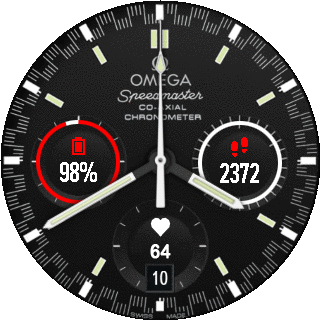 Speedmaster White/Orange Black