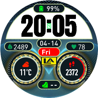 Filin LA Watch Face