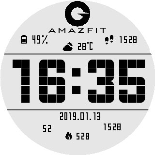 Amazfit Black and White