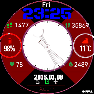 JLF Amazfit X analogDigital