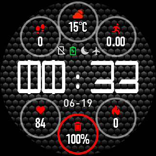 Black digital circles 2