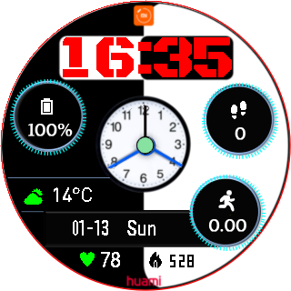 Watch Face BlackWhite