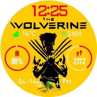 The Wolverine watchfaces
