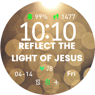 Reflect the light of Jesus