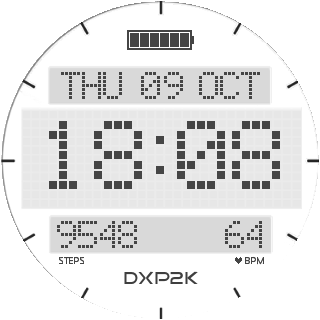 DXP2K DOT Watch inverted