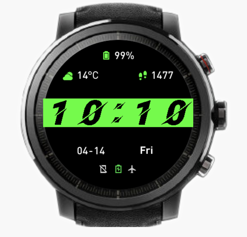 Just green watchface