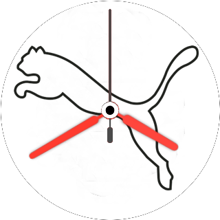 Puma Analog White + Red