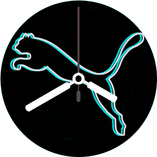 Puma Analog Double Light Blue & White