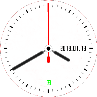 Analog White Top Red