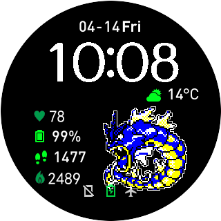 Gyarados clock
