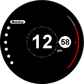 Minimal Watch Face, Ported by DXP2K