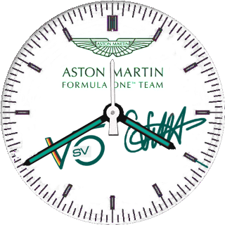 Vettel Aston Martin White