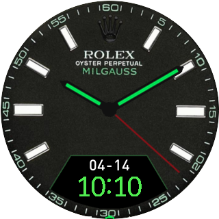 rolex milgreen AD