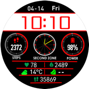 Dual Time Zone White