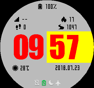 Full Red Yellow Grey