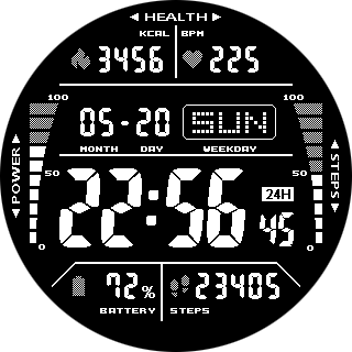 Digital Dashboard FullBlack