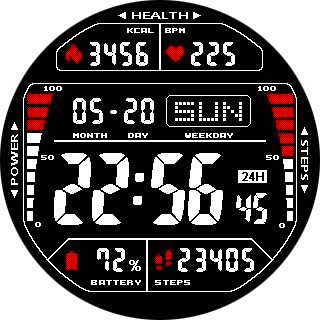 Digital Dashboard Black