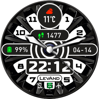 Dark Grey Wheel Face