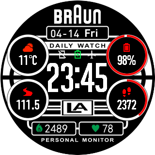 Braun LA Lux Face