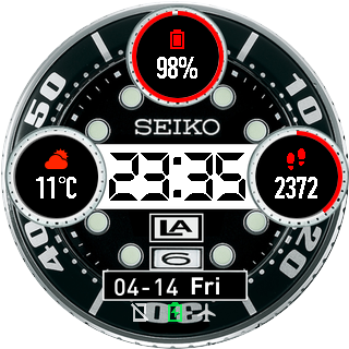 LA 6 Seiko Face