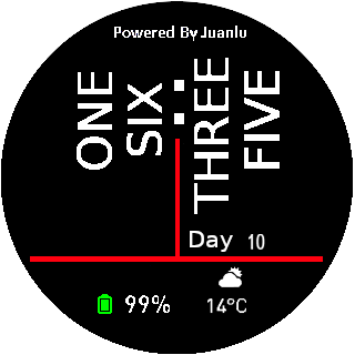 Digital Letras Grandes Ingles