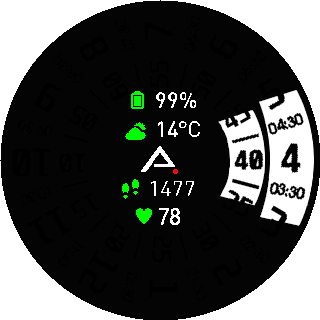 (Replica marca Storm) Negro 