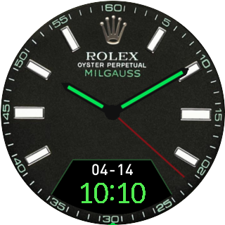 rolex milgreen AD 2
