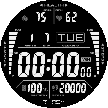 Exac Digital Dashboard Black