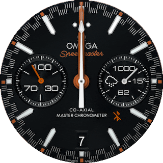 Omega speedmaster Racing with weather