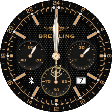 Breitling black & gold
