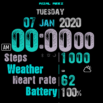 Digital 2 color 12 hrs