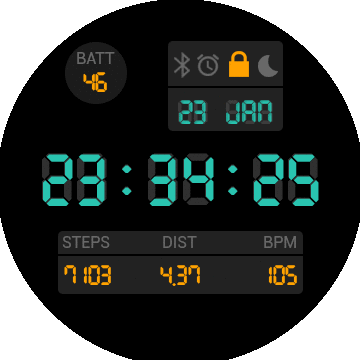 T-Rex Digital Blue Orange