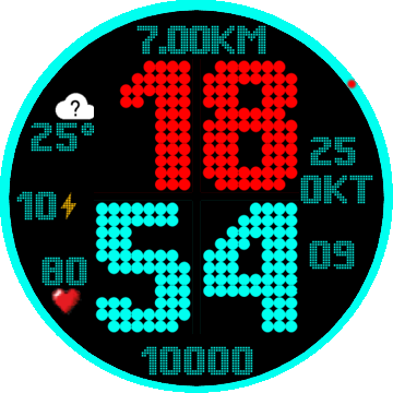 Big Dot Heart Frost No Circle Bat V2