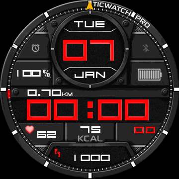 tickwatch red time version