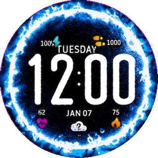 Circle Frost Energy Animate V7