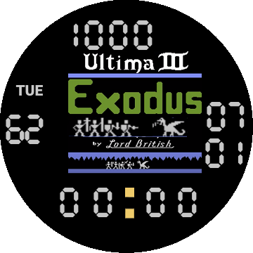 ULTIMA 3 Fall of the saint ( Apple II )