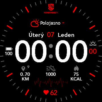 Červená Puls Ikona T-Rex