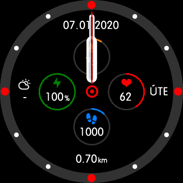 Hemendex 201001 analog color CZ