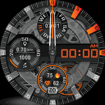 Orange clock