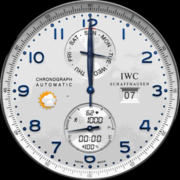 «i w c white version 47mm»