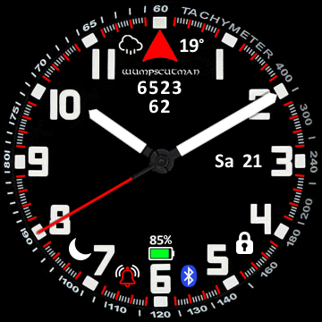 Astros_V03 analog_weis_auf_schwarz-mit Akku Symbol