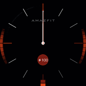 TREX - Minimum Simple Watch Face (Black / Red)