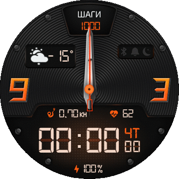 Pulsating Black Orange MOD (T-Rex, RU)