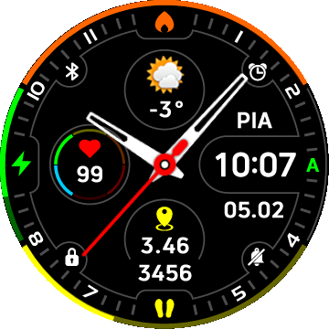 Hemendex 210204 Mi Watch SK 12-24
