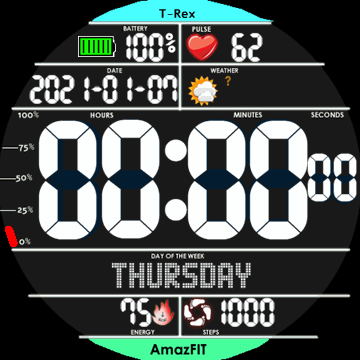 Black/Dark SimpleDigital for T-Rex