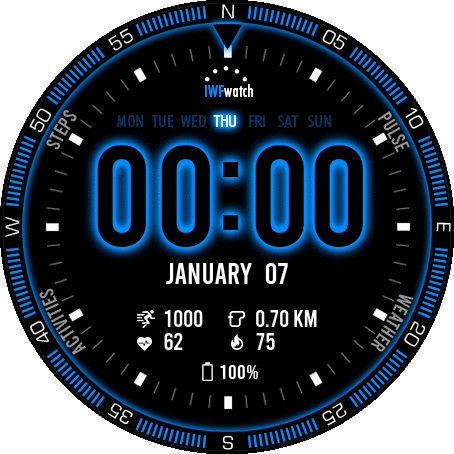 IWF V13.0 Blue Marine (Red, Yellow and Green inside)