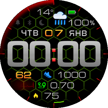 Sim big gradient colored