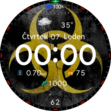 T-Rex Simple Face Radioactive