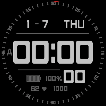 Tactical Black and White - Red